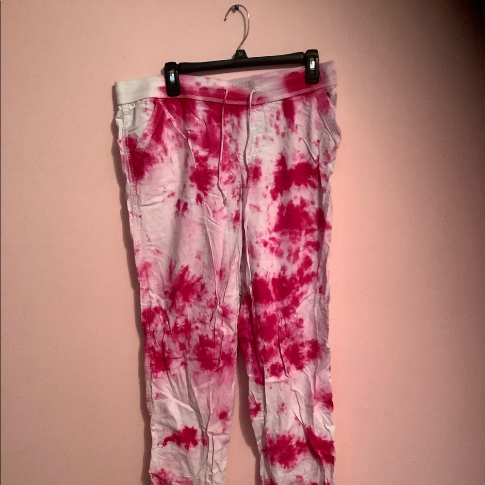 Pink Tie Dye Beach cover up